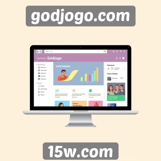 Tendências de design de interface no site godjogo.com